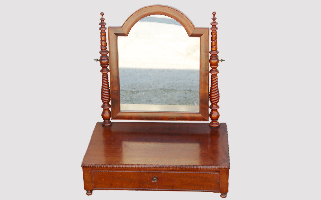 Psyché Louis Philippe, 19th Century, Mahogany