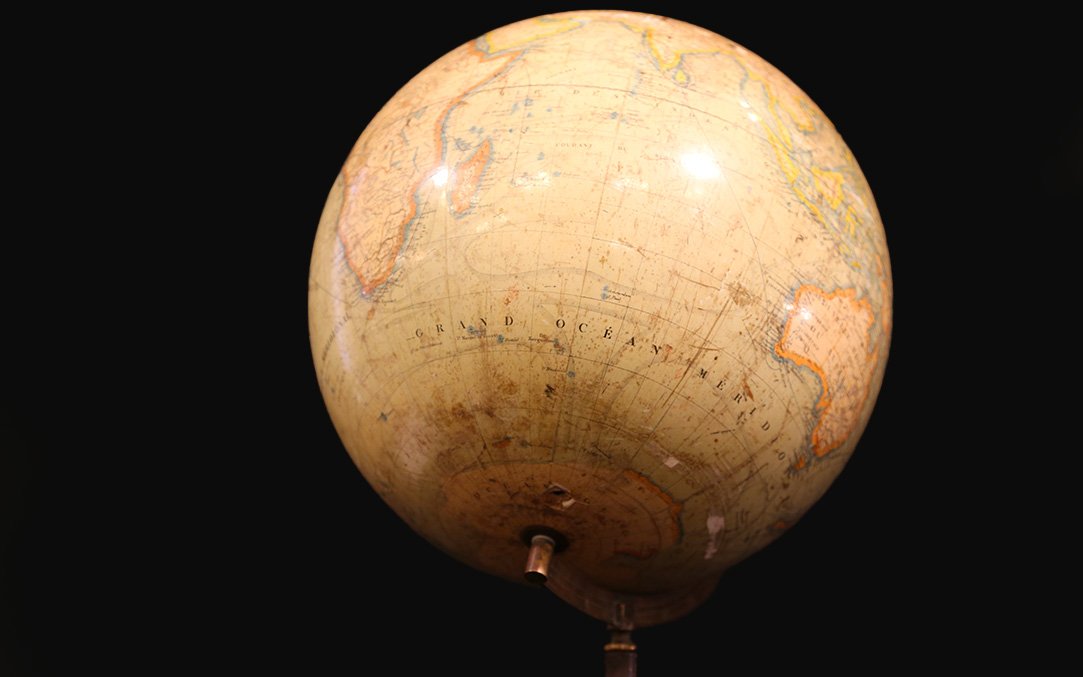 Globe "Lebègue & Cie, Paris" XIXème (Diam.33cm) -photo-4