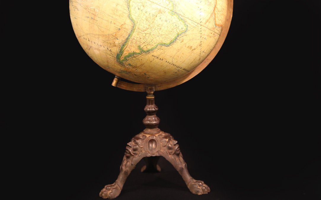 Globe "Lebègue & Cie, Paris" XIXème (Diam.33cm) -photo-6