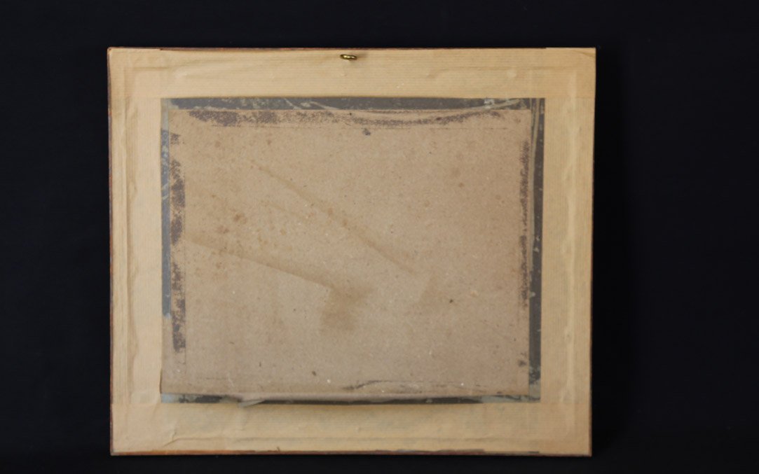 Lavis, vache XIXème siècle (36x30 cm)-photo-2