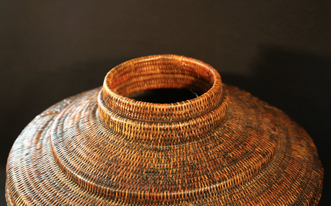 Large Covered Basket (60cm High)-photo-2