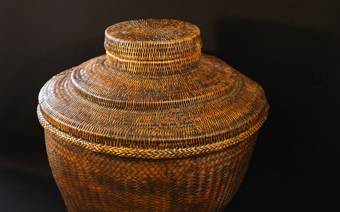 Large Covered Basket (60cm High)-photo-4