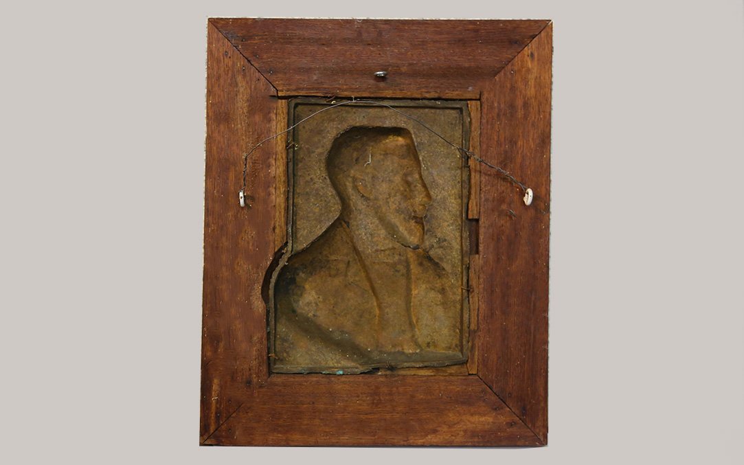 Portrait, Bronze Low Relief-photo-3