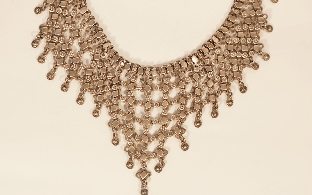 collier à pendants en argent, Inde-photo-1