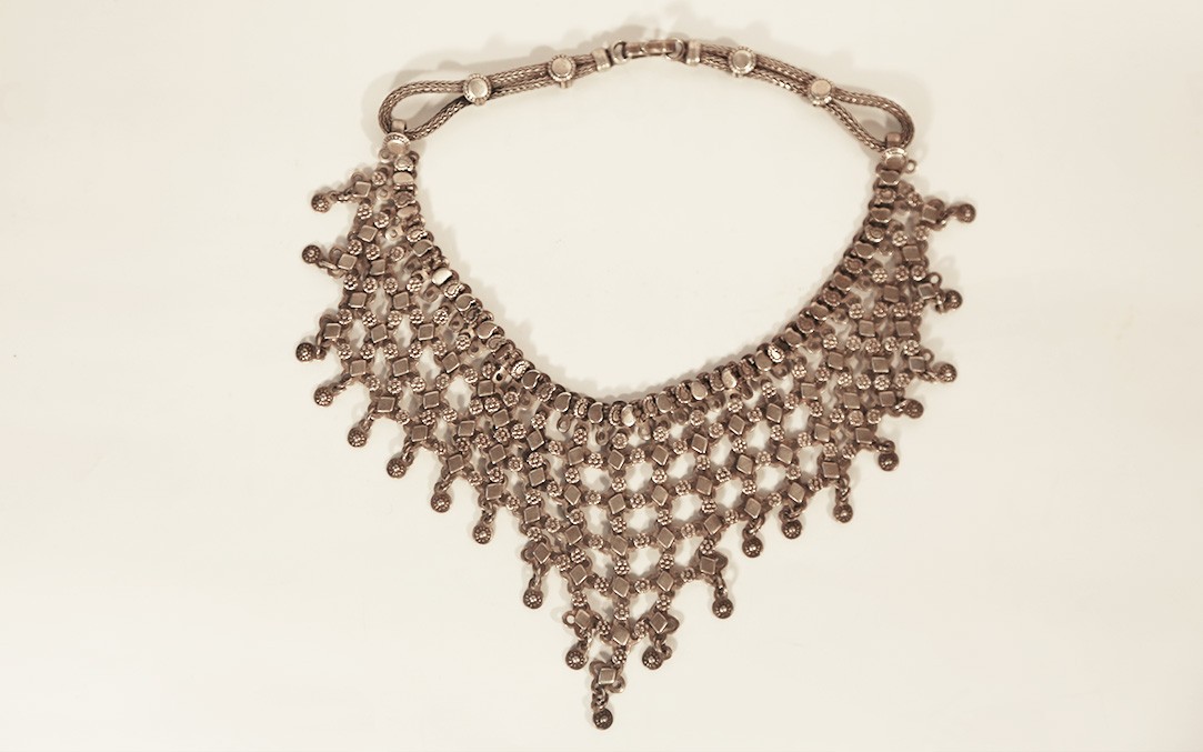 collier à pendants en argent, Inde