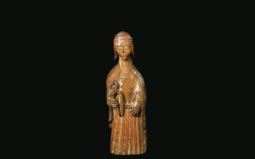 Romanesque Statue, Saint Apolline, (15th Century)