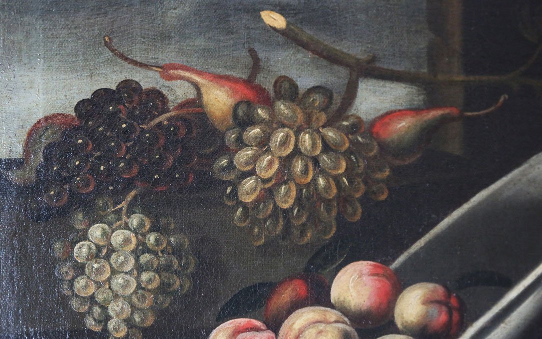 Oil On Canvas, Still Life 17th Century, Italy-photo-2