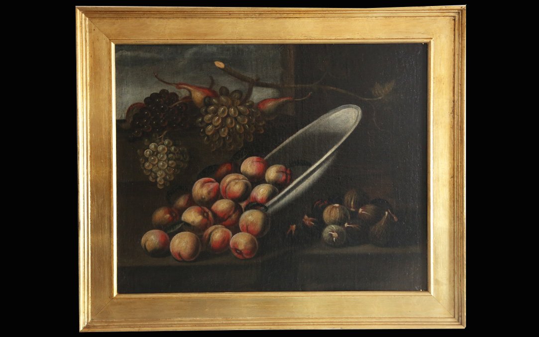 Oil On Canvas, Still Life 17th Century, Italy-photo-4