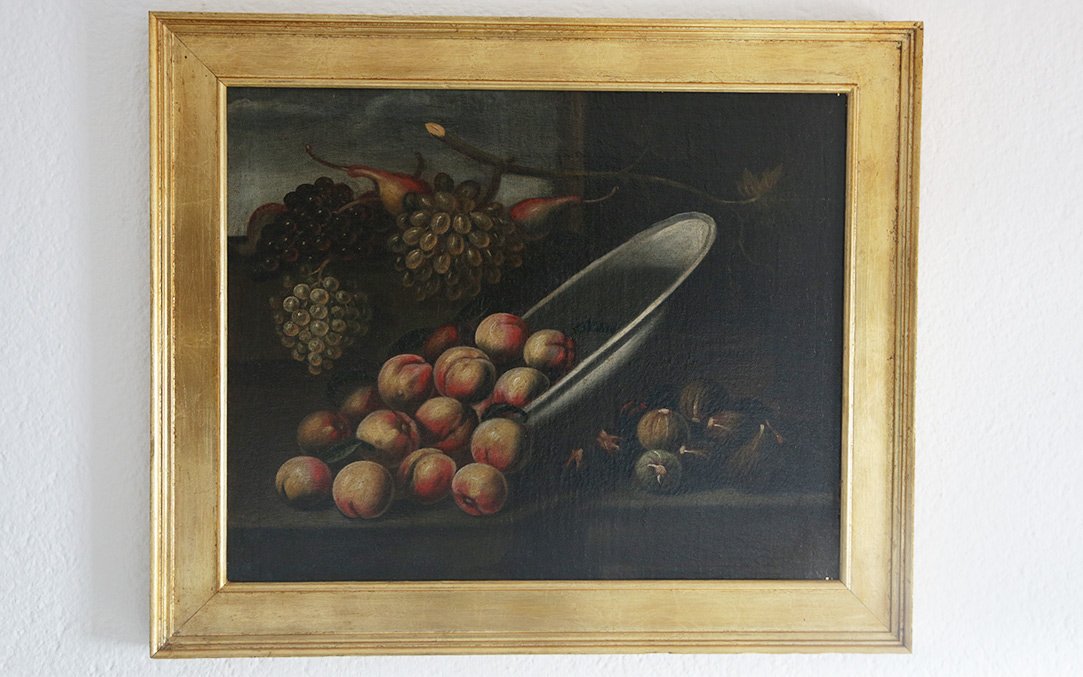 Oil On Canvas, Still Life 17th Century, Italy-photo-2