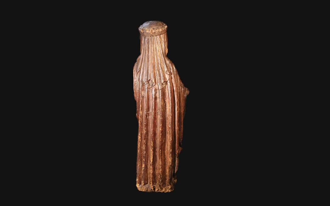 Saint Catherine, Romanesque (circa XVᵉ Century)-photo-7