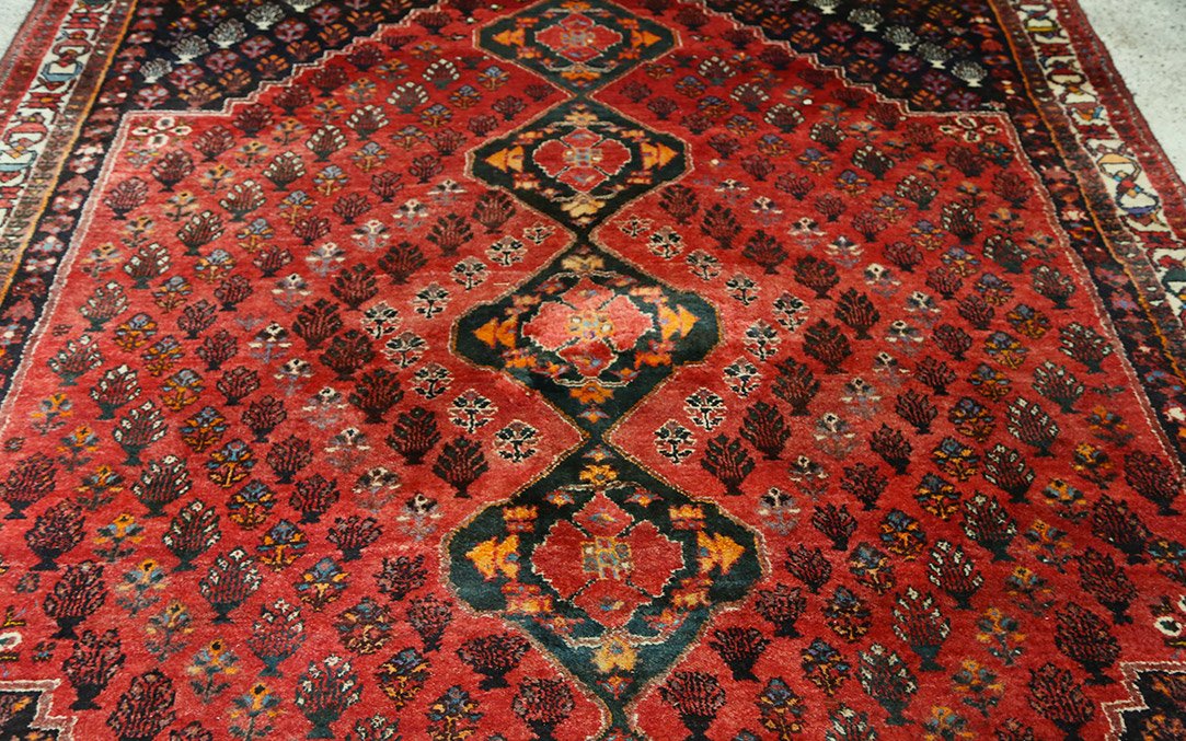 Very Large Persian Rug, 19th Century (2.30 M X 3.28 M)-photo-2
