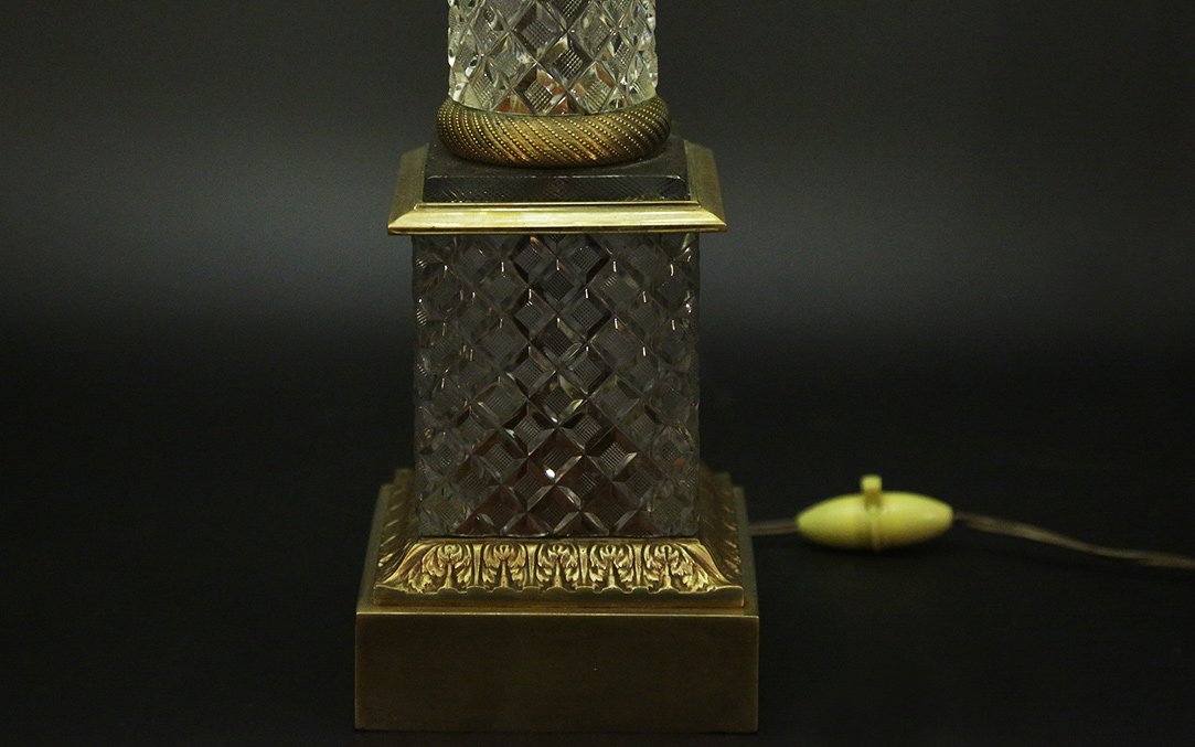 50's Glass Lamp-photo-3