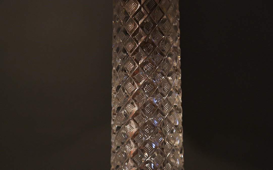 50's Glass Lamp-photo-4