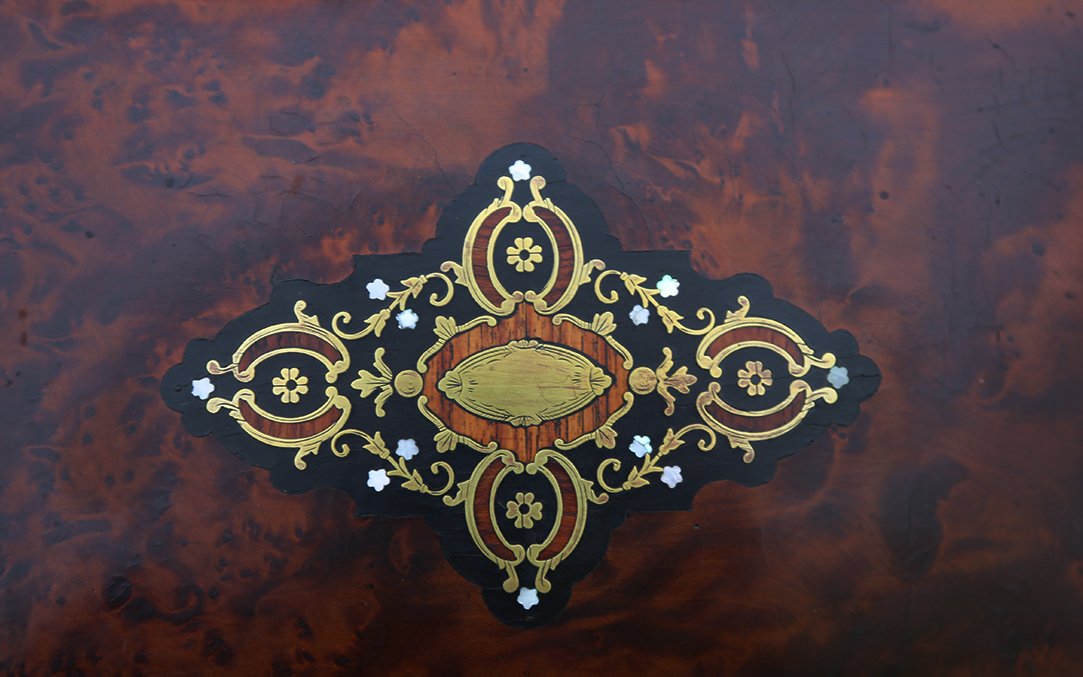 Charles X Liqueur Cellar, Crystal And Marquetry-photo-2