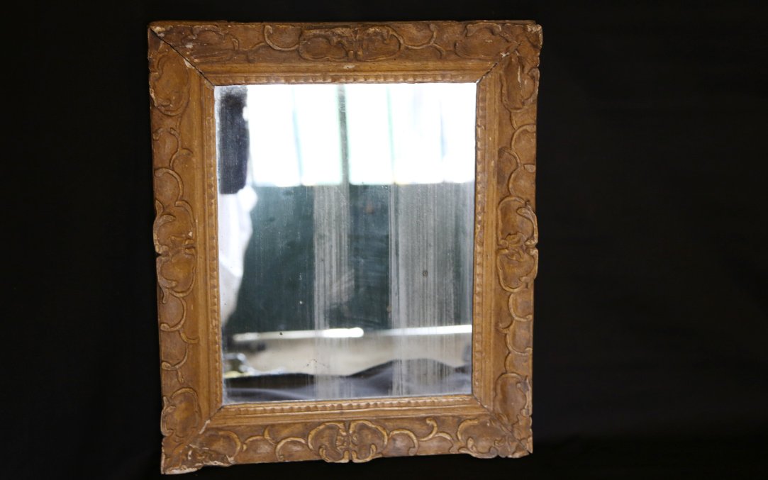 Miroir En Bois Régence, XVIIIème Siècle-photo-4