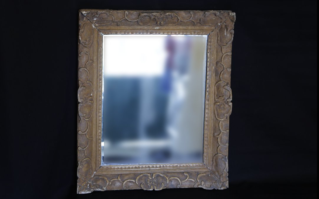 Miroir En Bois Régence, XVIIIème Siècle-photo-1