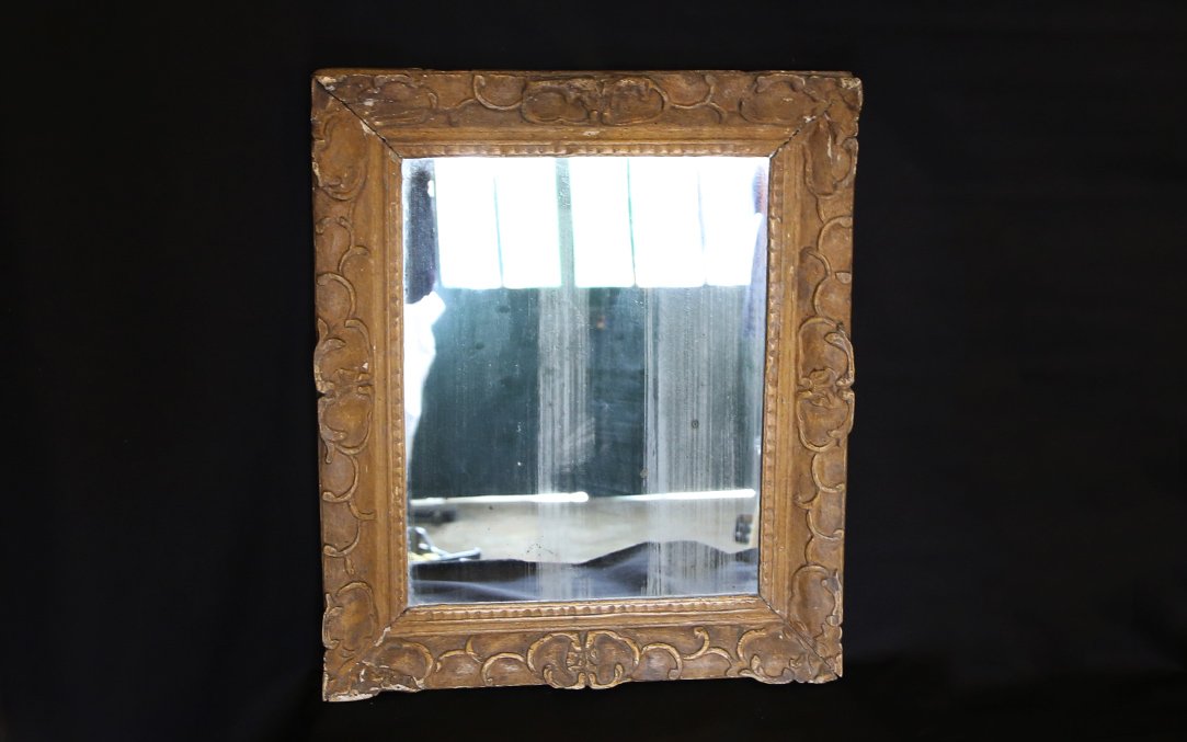 Miroir En Bois Régence, XVIIIème Siècle-photo-3