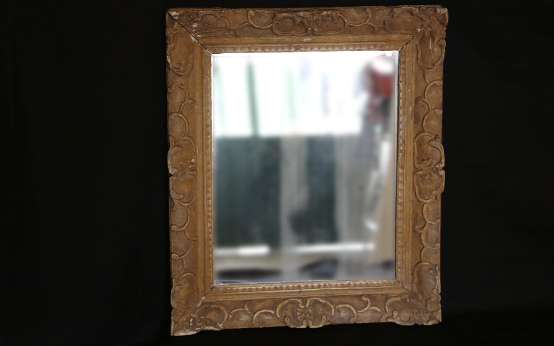 Miroir En Bois Régence, XVIIIème Siècle