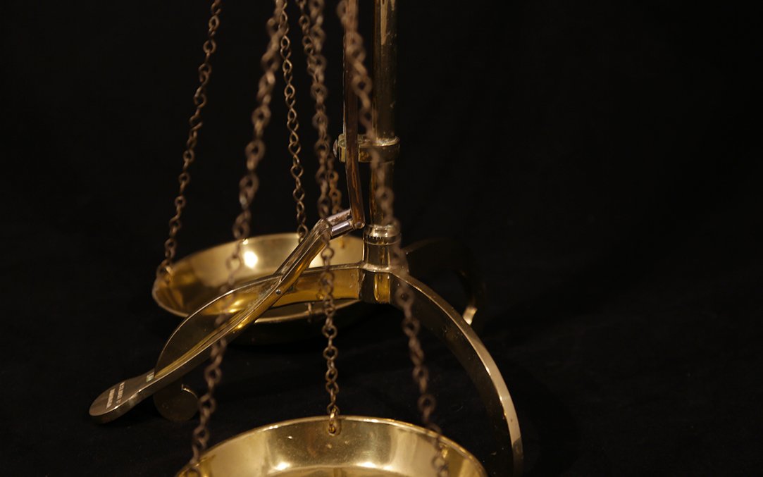 Confectioner's Scale, Trebuchet, Brass, 19th Century-photo-5