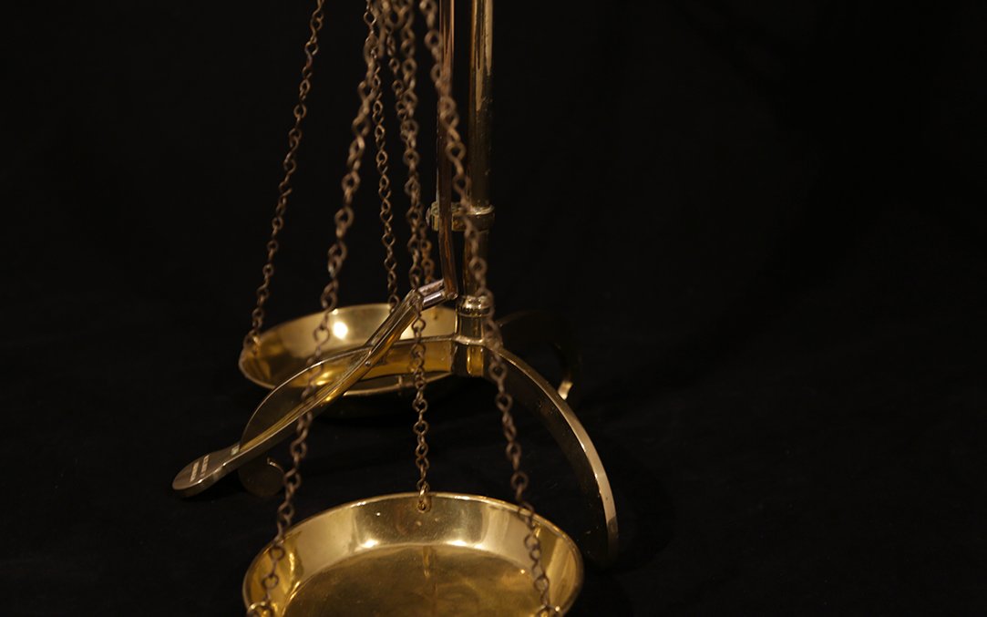 Confectioner's Scale, Trebuchet, Brass, 19th Century-photo-7