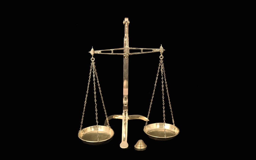 Confectioner's Scale, Trebuchet, Brass, 19th Century