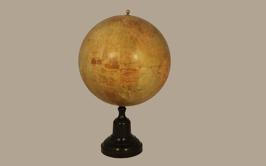Large Globe (50 Cm In Diameter), Bonnefond, 19th Century -photo-2