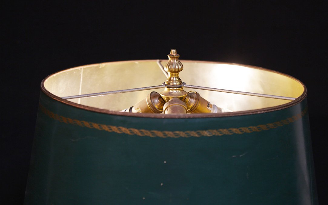 20th-century Hot-water Bottle Lamp, Brass-photo-2