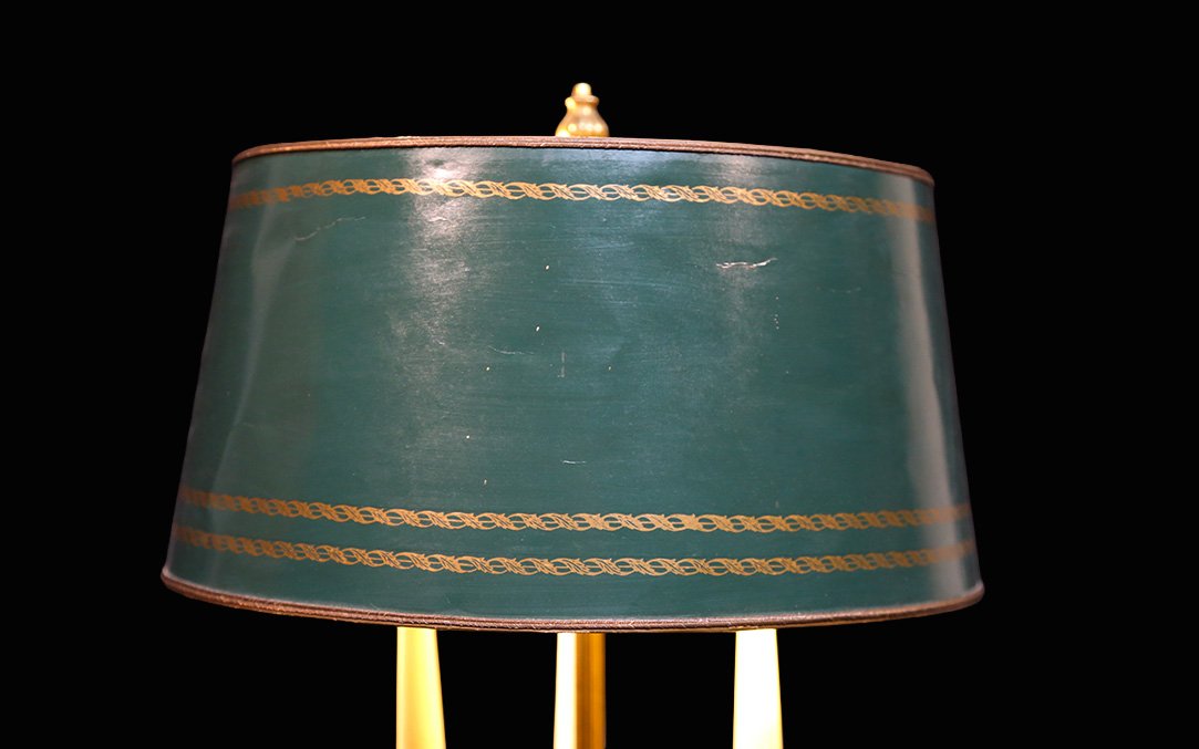 20th-century Hot-water Bottle Lamp, Brass-photo-3