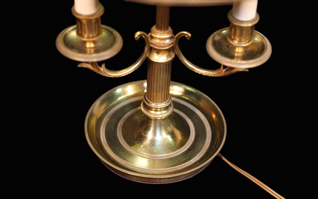 20th-century Hot-water Bottle Lamp, Brass-photo-4
