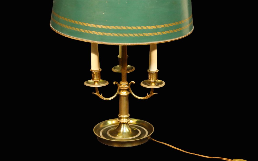 20th-century Hot-water Bottle Lamp, Brass-photo-5
