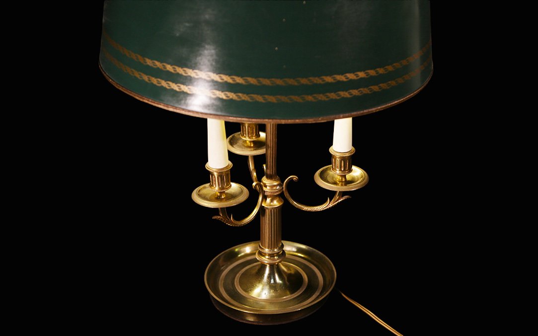 20th-century Hot-water Bottle Lamp, Brass-photo-6