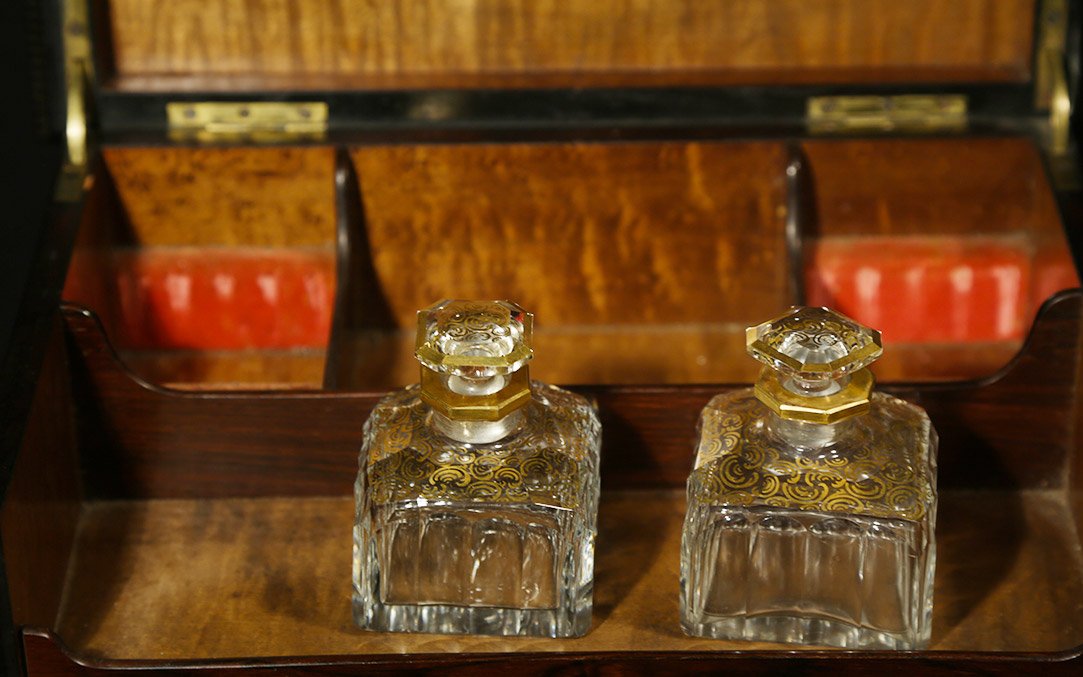 Writing Set, Boule Marquetry, 19th Century-photo-5