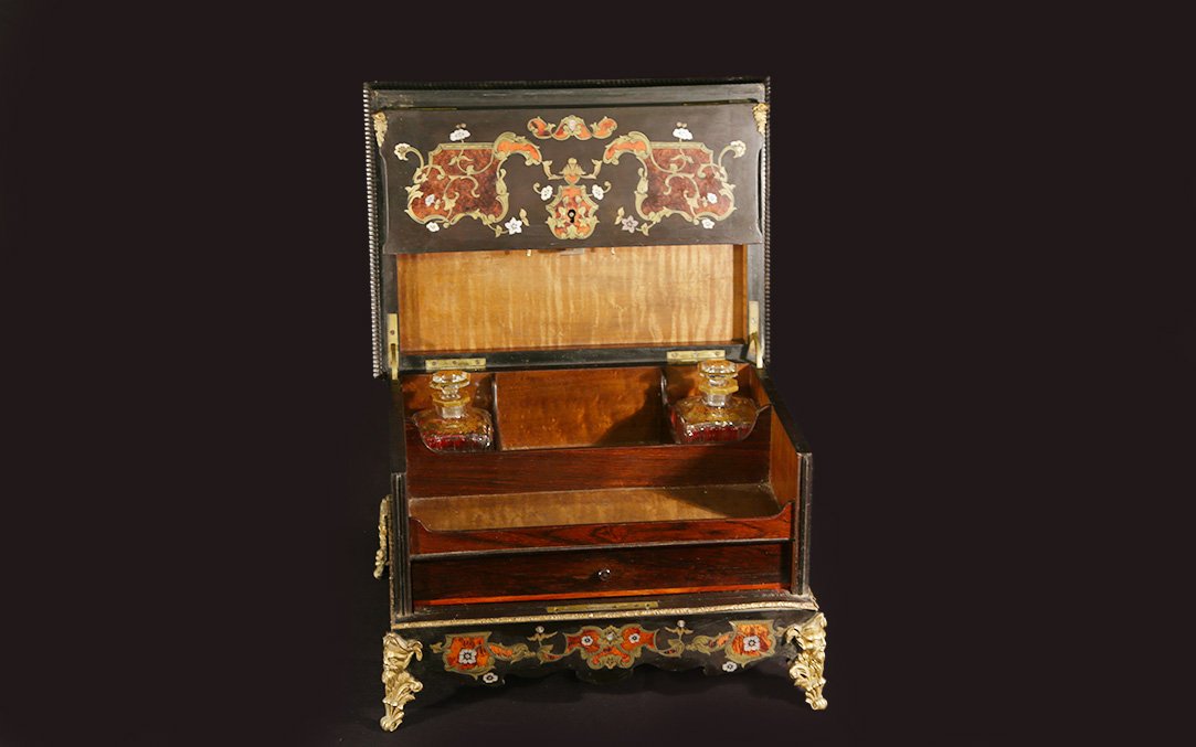 Writing Set, Boule Marquetry, 19th Century