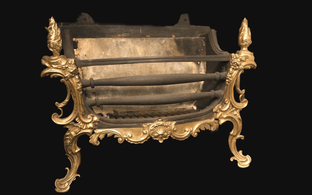 Porte  bûches, bronze, XIXème siècle -photo-3
