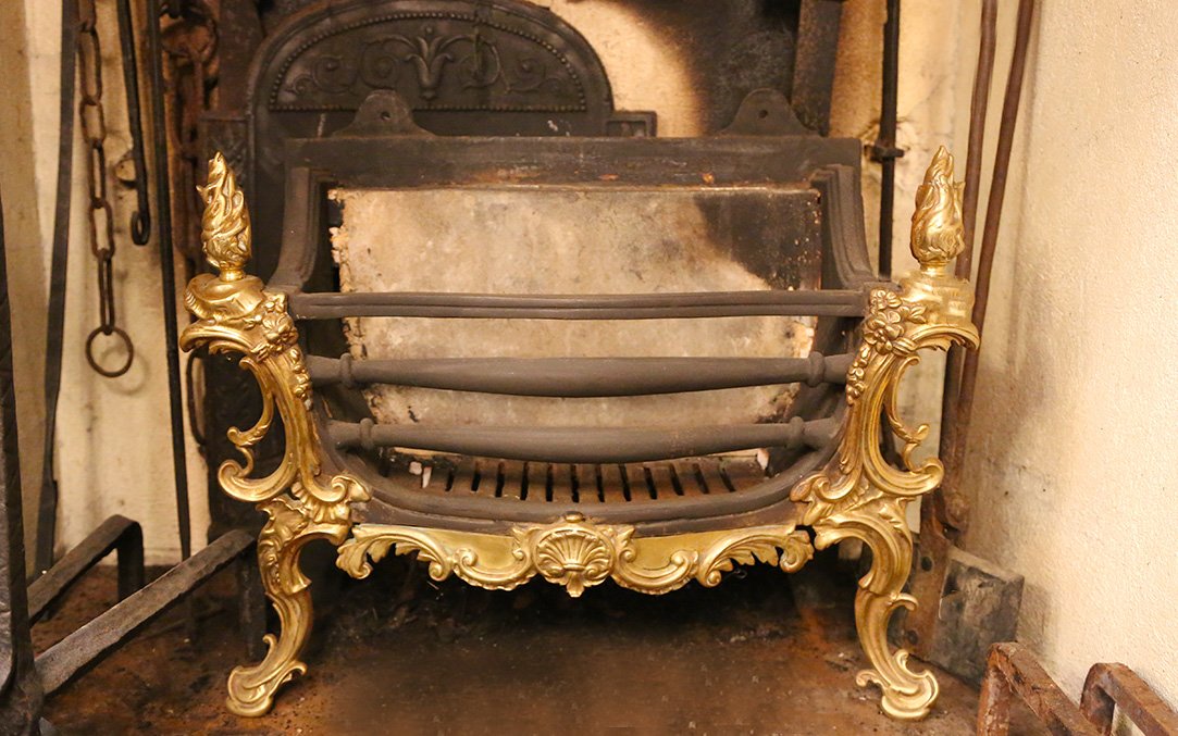 Porte  bûches, bronze, XIXème siècle -photo-1