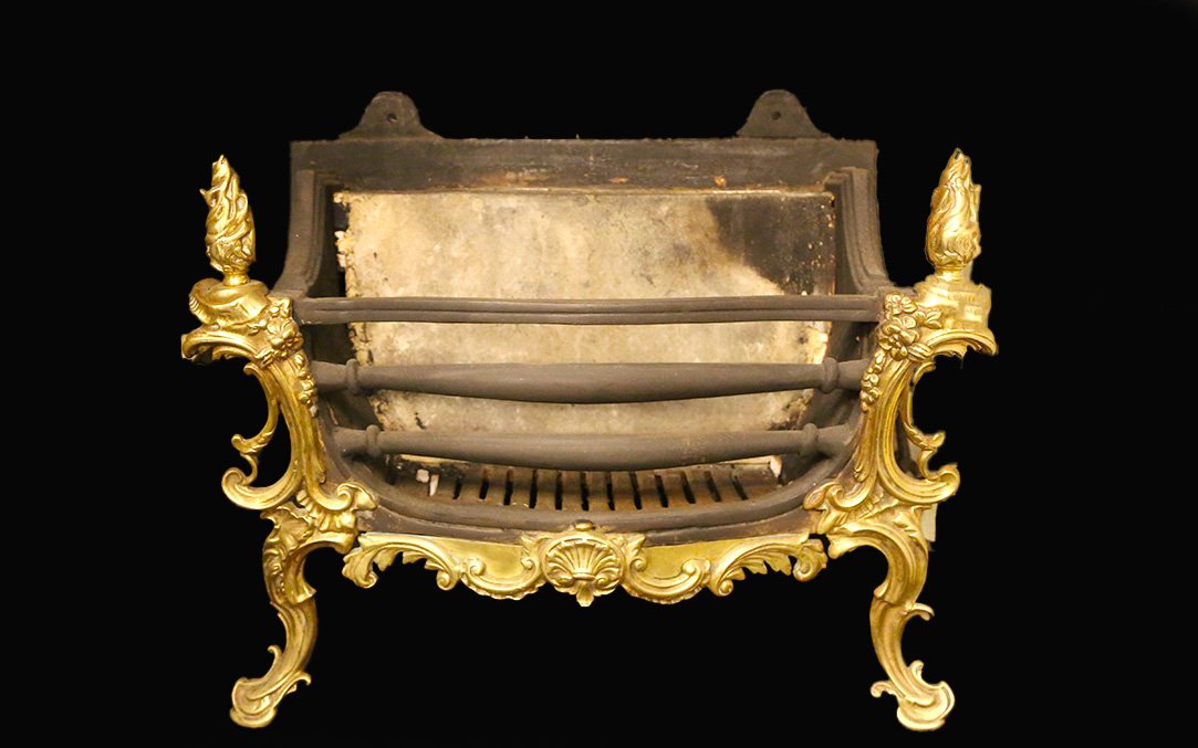 Porte  bûches, bronze, XIXème siècle 