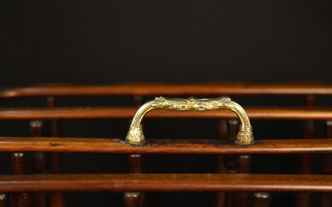 Mahogany And Bronze Music Stand, 19th Century-photo-2