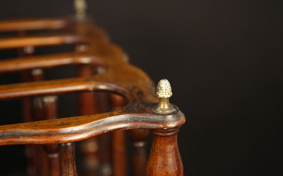 Mahogany And Bronze Music Stand, 19th Century-photo-3