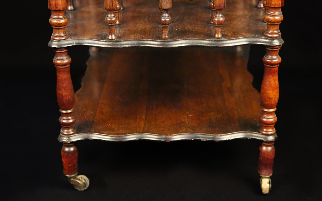 Mahogany And Bronze Music Stand, 19th Century-photo-4