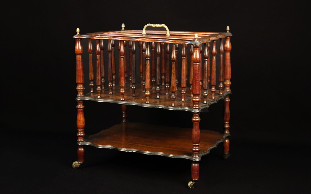 Mahogany And Bronze Music Stand, 19th Century