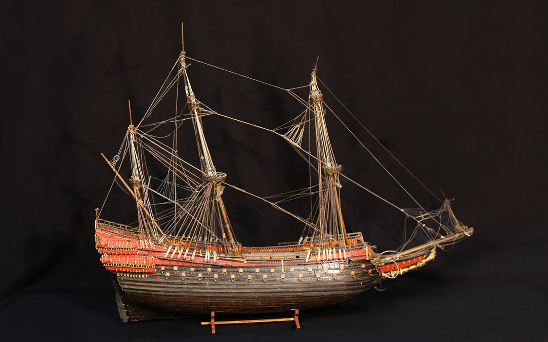 Model Boat, Wood, Early 20th Century
