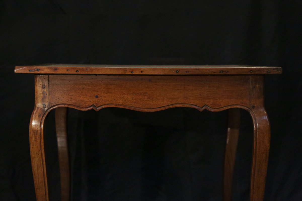 Louis XV Game Table, Walnut, 18th Century-photo-1