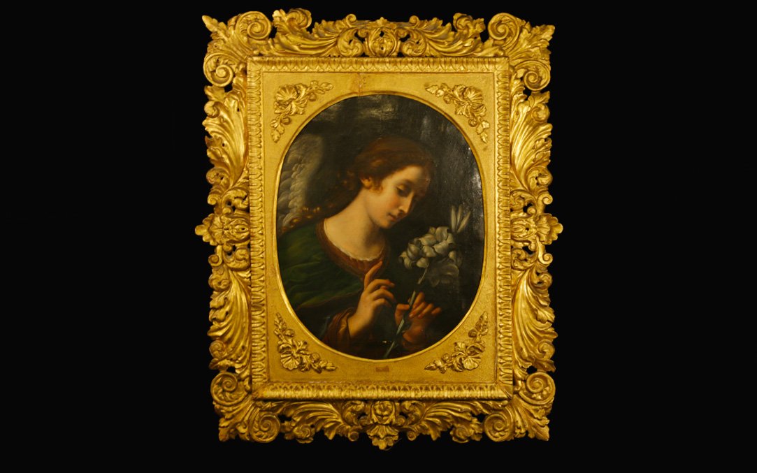 Huile sur toile XVIIIeme siècle-photo-2