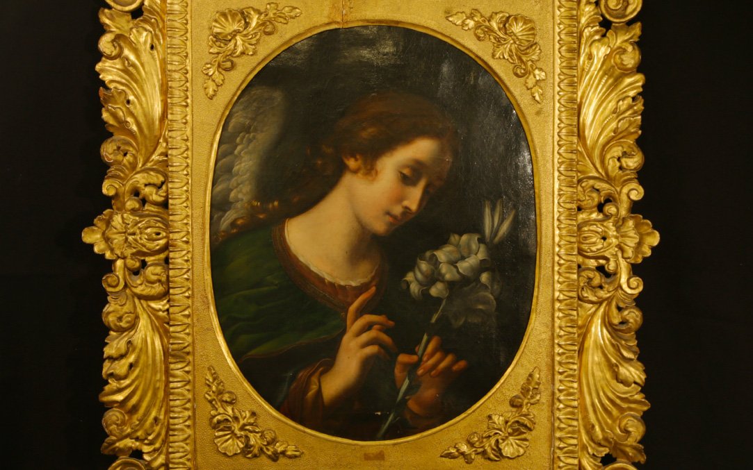 Huile sur toile XVIIIeme siècle-photo-3