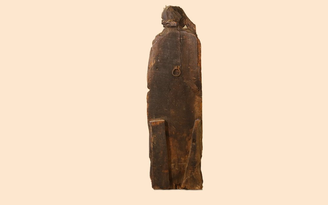Romanesque Statue, Circa 1450–1500, Oak-photo-7