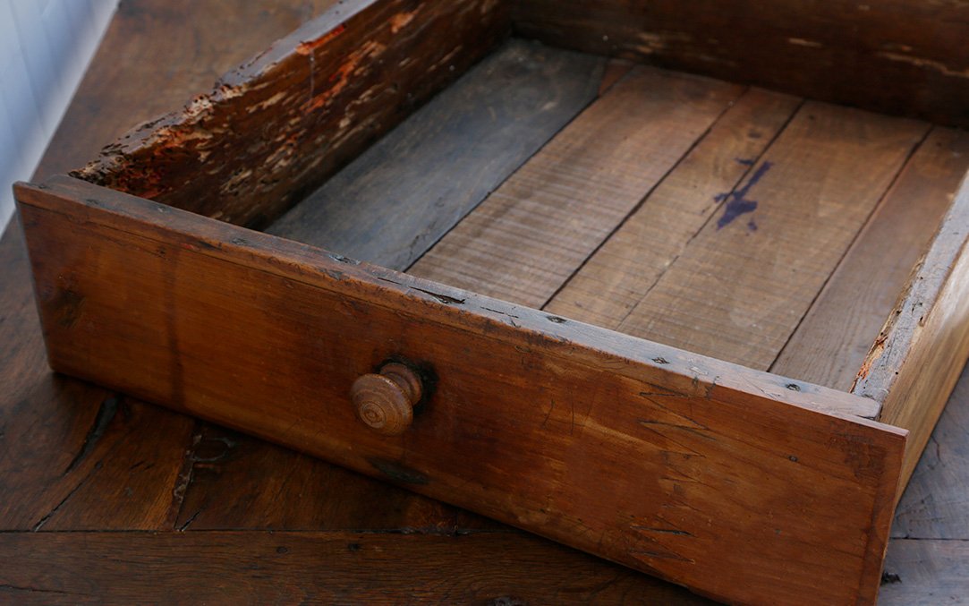 Farmhouse Table, Oak And Cherry Wood, 19th Century-photo-5