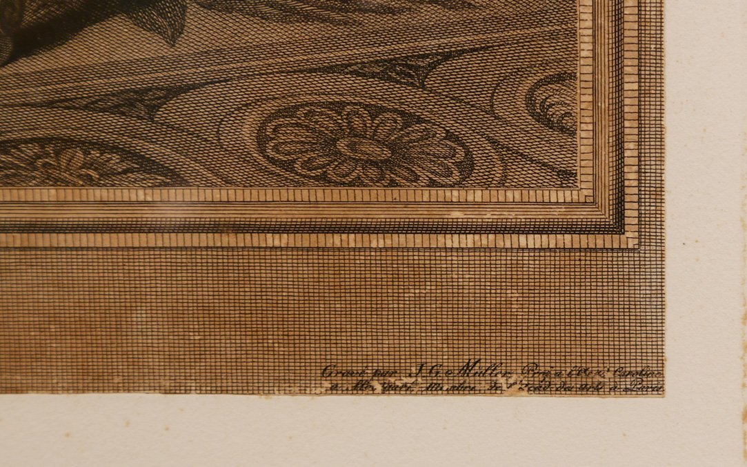 Engraving, Full-length Portrait Of Louis XVI-photo-2