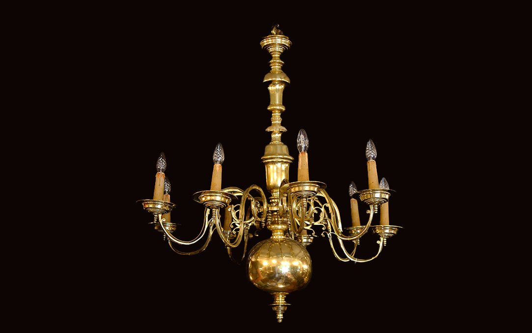 lustre Hollandais à clavettes, XVIIIeme siècle 