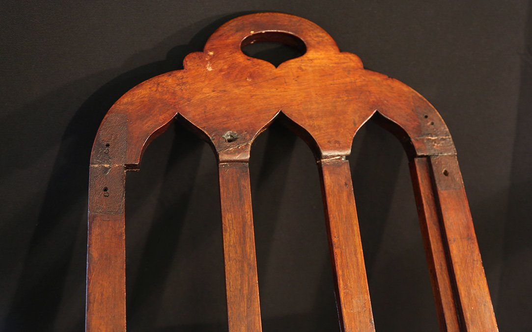 chaises "cathédrales", acajou-photo-3