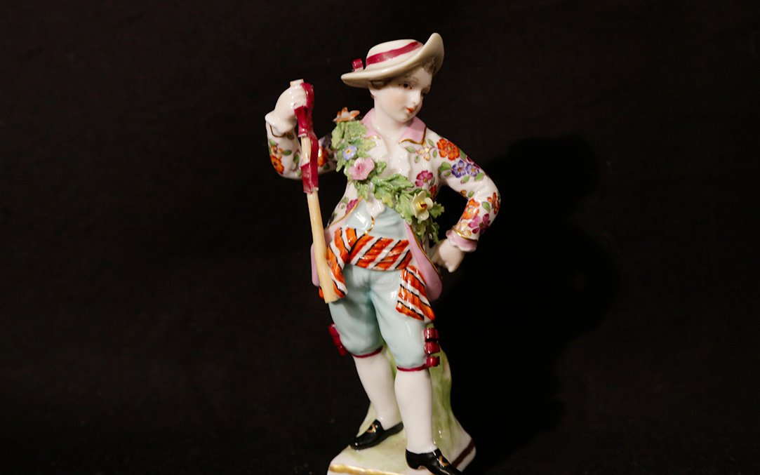 Personnage, porcelaine Meissen-photo-2